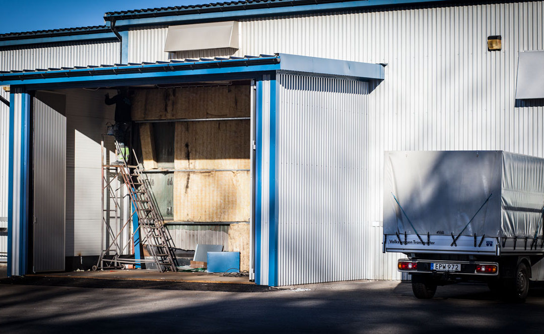 Utbyggnation av stora blästerhallen