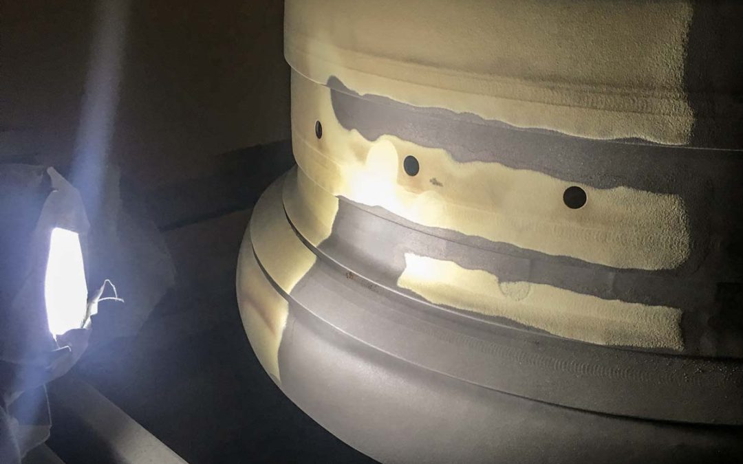 Borttagning av coating för avgashus